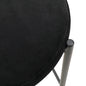 Euston Modern Wicker Bar Stool With Black Steel Frame in Black
