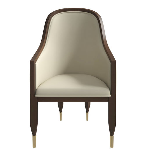 Belle Series Modern Dining Chair in Light Toupe Set of 4