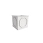 Sprout Series Cubic Fiber Stone Planter in White 10.2 Cube