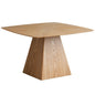 Zephry Collection Modern Dining Wooden Square Dining Table in Natural Wood