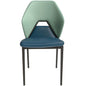 Eclat collection Modern Dining Chair in Green Blue Set of 4
