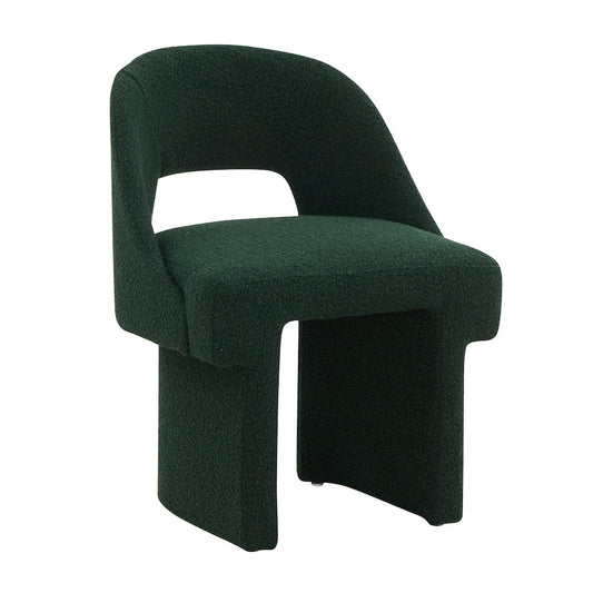 Quell Boucle Accent Chair in Green Set of 2