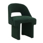 Quell Boucle Accent Chair in Green Set of 2