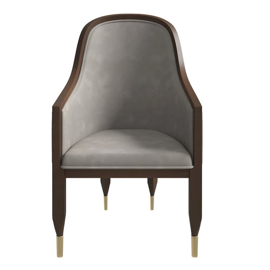 Elara Collection Wooden Dining Chair in Two-Tone Green Set of 2