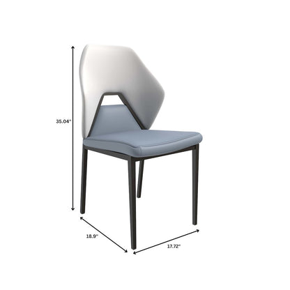 Eclat collection Modern Dining Chair in Grey Set of 4
