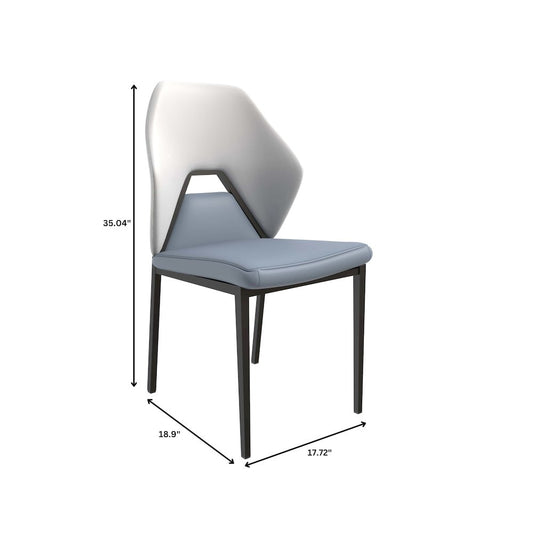 Eclat collection Modern Dining Chair in Grey Set of 4