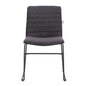 Zylar Series Office Guest Chair in Brown Fabric