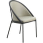 Urbane Collection Modern Dining Chair With Olive Green - Set of 2