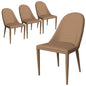 Seville Collection Modern Dining Chair in Toupe - Set of 4