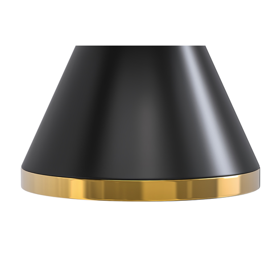 Round Dining Table Black\Gold Base with 60 Round White Grey Sintered Stone Top
