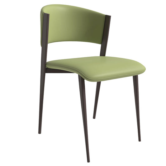 Aspen Collection Modern Dining Chair Set of 4 in Olive Green