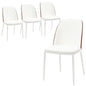 Dining Side Chair with Leather Seat