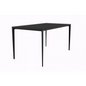 Avo Series Modern Dining Table Black Base, With 55 Black Glass Top