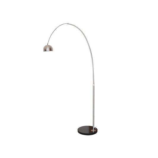 Arched Floor Lamp 75.6" Height with Black Round Marble Base