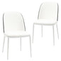 Dining Side Chair with Leather Seat