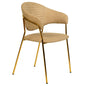 Bella Collection Modern Dining Chair in Taupe Set of 2