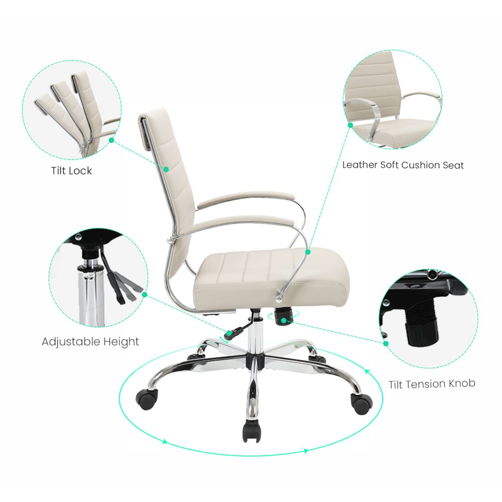 Benmar Leather Office Chair