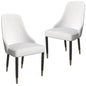 Allure Collection Modern Dining Chair In White - Set of 2