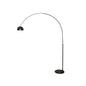 Arched Floor Lamp 75.6" Height with Black Round Marble Base