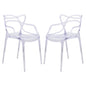 Milan Modern Wire Design Chair, Set of 2