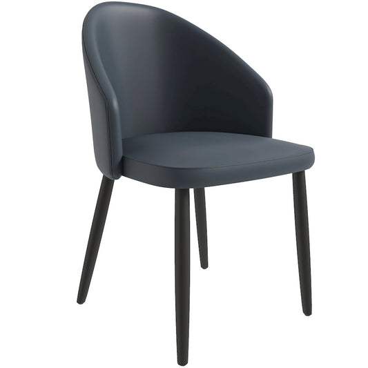 Paradiso Collection Modern Dining Seat in Black