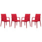 Weave Mace Indoor/Outdoor Chair (With Arms), Set of 4