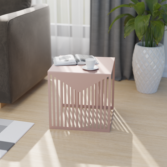 Cisco Modern Square Steel Side Table with Powder Coated Finish