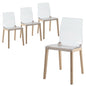 Marsden Modern Dining Side Chair With Beech Wood Legs Set of 4