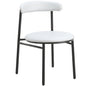 Lume Collection Modern Dining Chair in Grey Set of 2