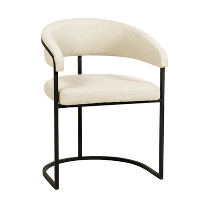 Aero Collection Modern Dining Chair in Taupe Set of 4