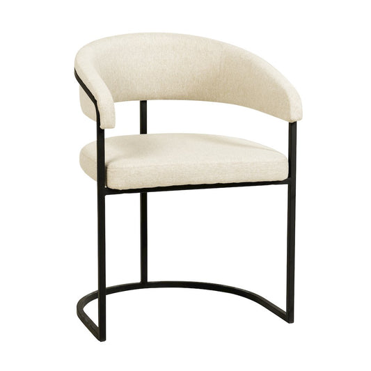 Aero Collection Modern Dining Chair in Taupe Set of 4