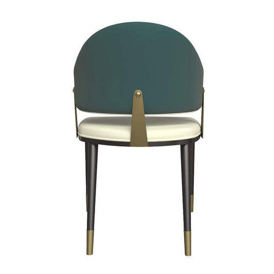 Aria Series Modern Dining Chair in Green Set of 2