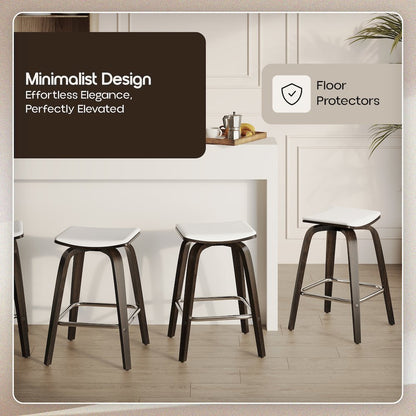 Modern Style Dark Walnut color in White