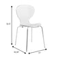 Modern Oyster Transparent Side Chair