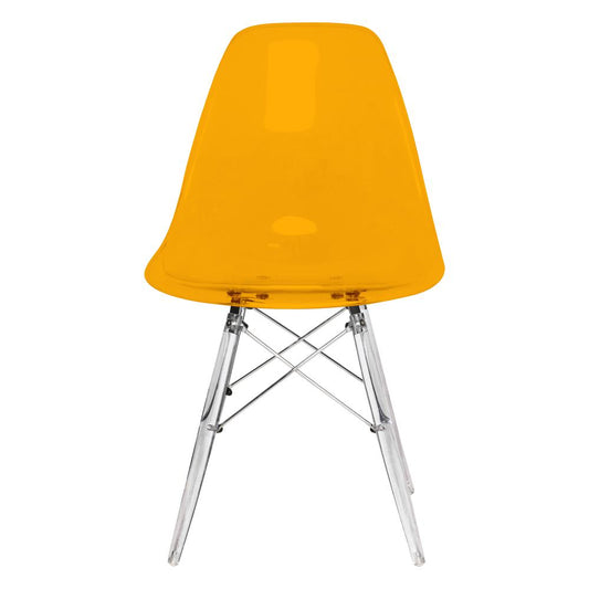 Dover Molded Side Chair with Acrylic Base