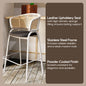 Ervilla Wicker Bar Stool Set of 2
