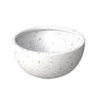Iris Fiberstone Planter in White 9 Dia