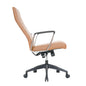Hilton Modern High-Back Leather Office Chair