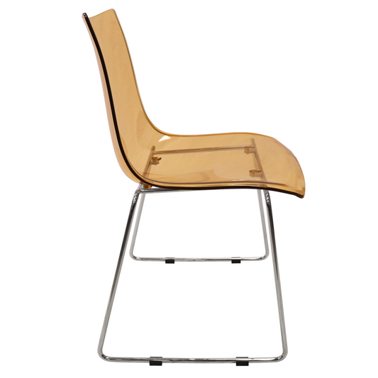 Lima Modern Acrylic Chair, Set of 4