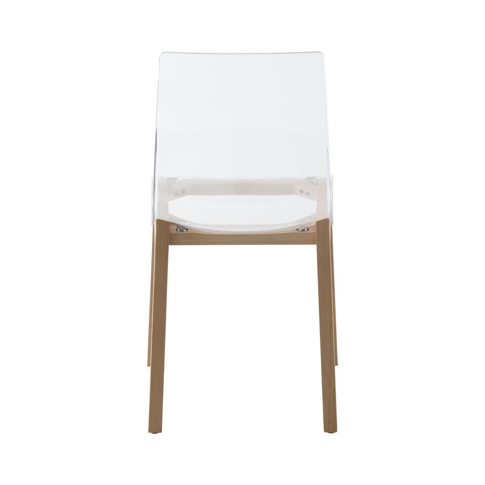 Marsden Modern Dining Side Chair With Beech Wood Legs