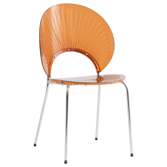 Opulent Series Modern Amber Dining Chair