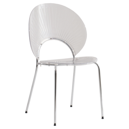 Opulent Series Modern Clear Dining Chair