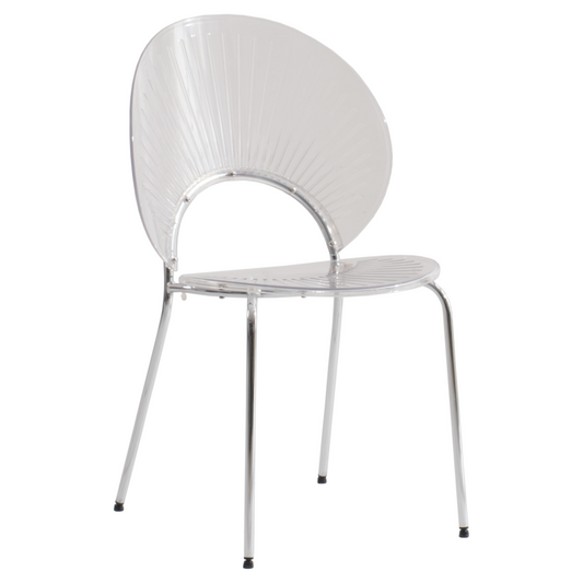 Opulent Series Modern Clear Dining Chair