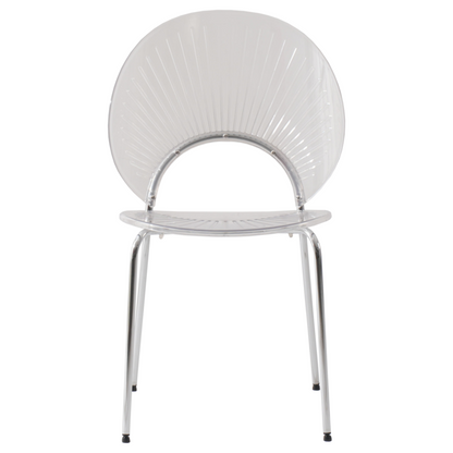 Opulent Series Modern Clear Dining Chair