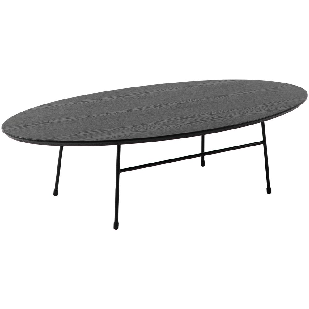 Rossmore Oval Coffee Table with Ash Veneer Top