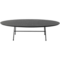 Rossmore Oval Coffee Table with Ash Veneer Top