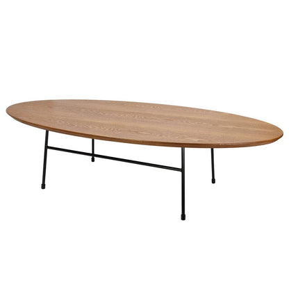 Rossmore Oval Coffee Table with Ash Veneer Top