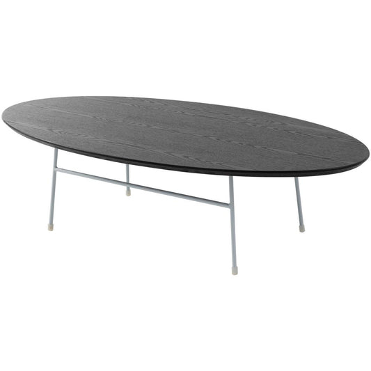 Rossmore Oval Coffee Table with Ash Veneer Top