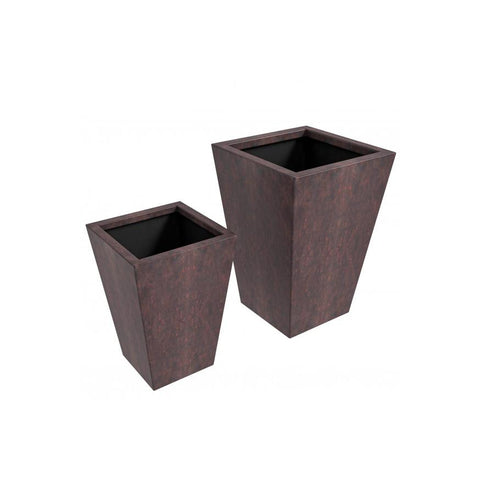 Serene Series Planter Set In Brown