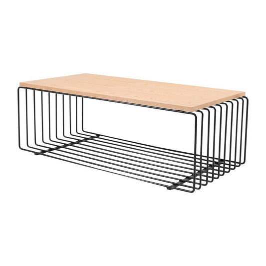 Walden Rectangular Coffee Table with Ash Veneer Top